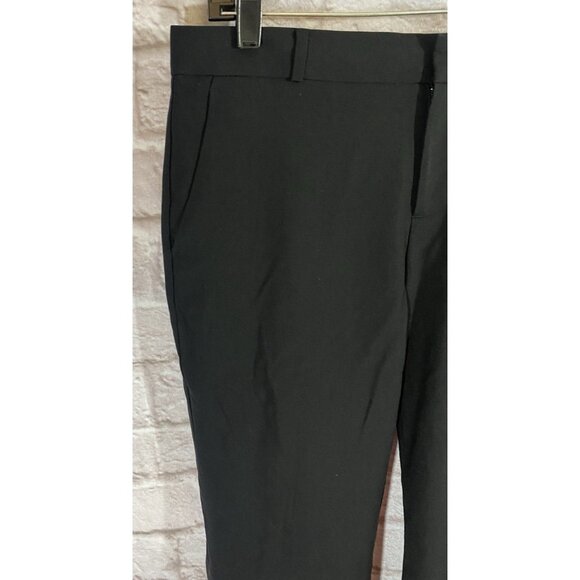 Banana Republic The Logan Fit Trouser Dress Pants Womens Size 8 Wool Black - Picture 5 of 11
